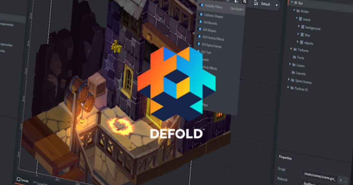Defold engine now allows game devs to access source code for console platforms for free