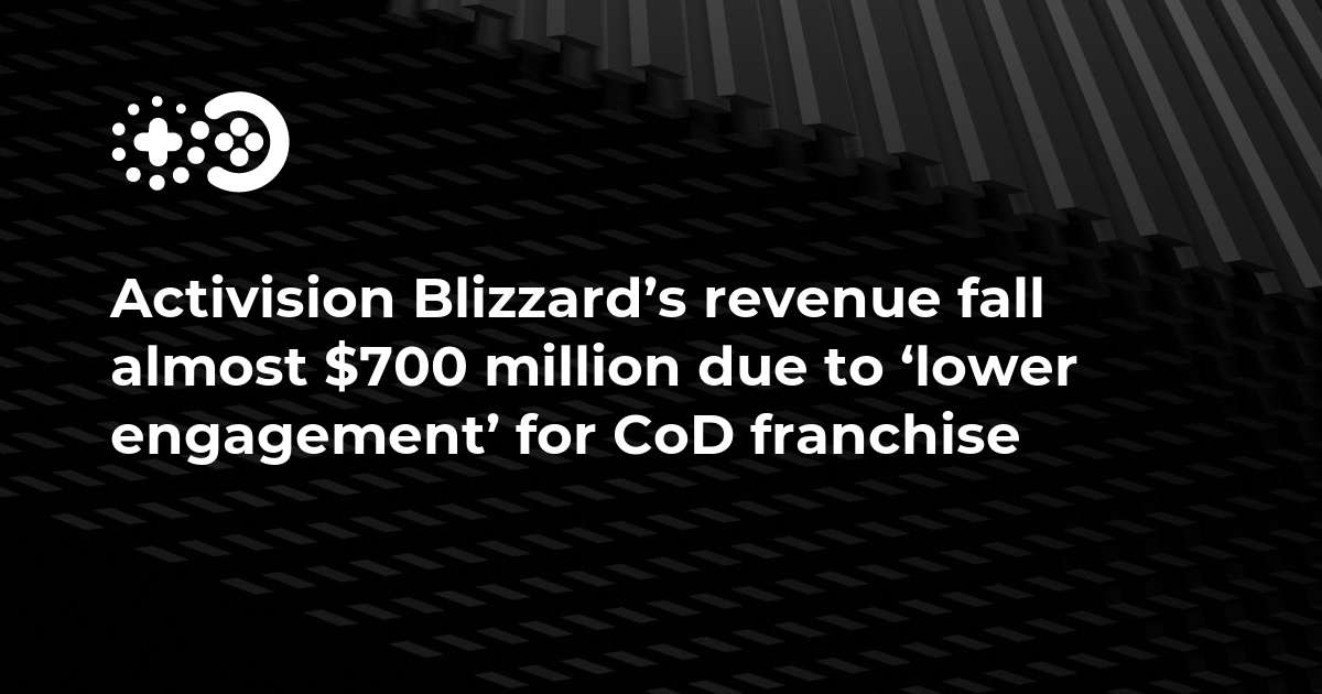 Activision Blizzard in free fall from PR nightmares and slowing