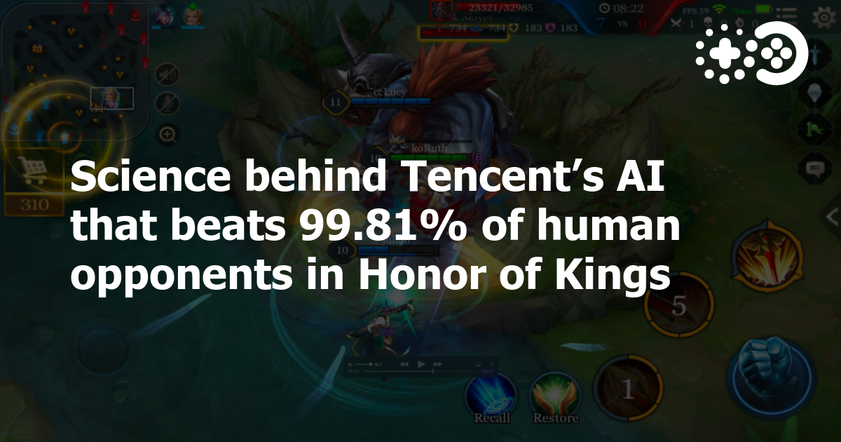 Tencent's Honor of Kings AI beats a team of pros