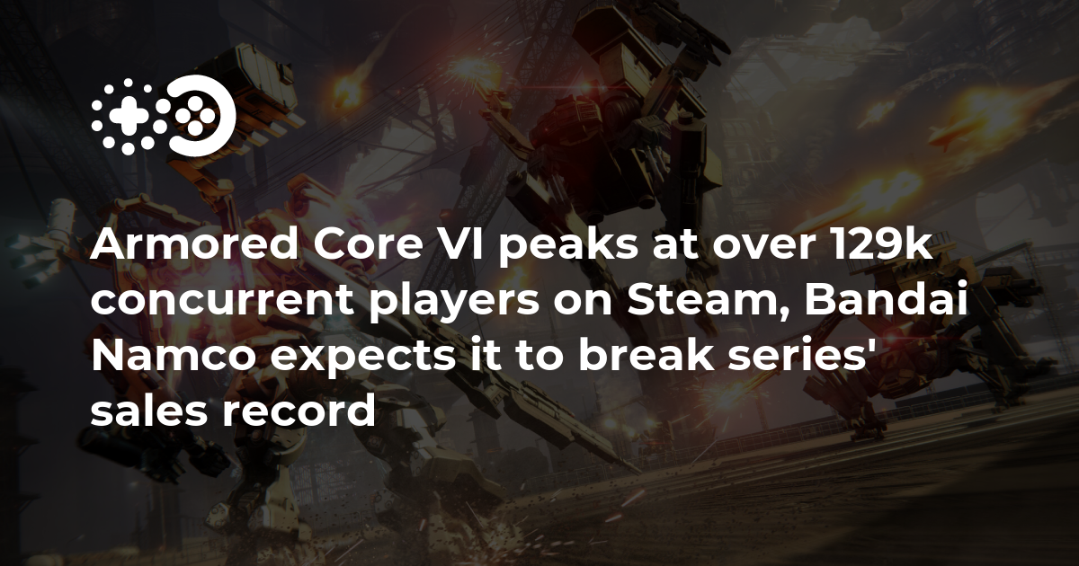 Armored Core 6 outsells Baldur's Gate 3 on Steam during release day