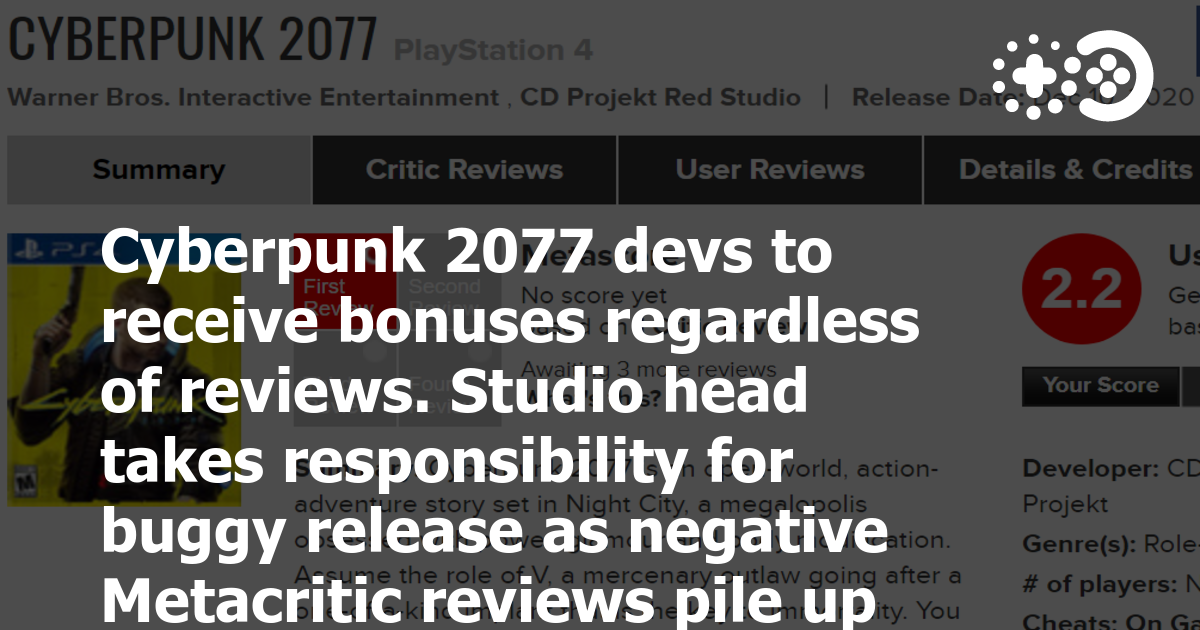Cyberpunk 2077, Warner Bros, PlayStation 4 