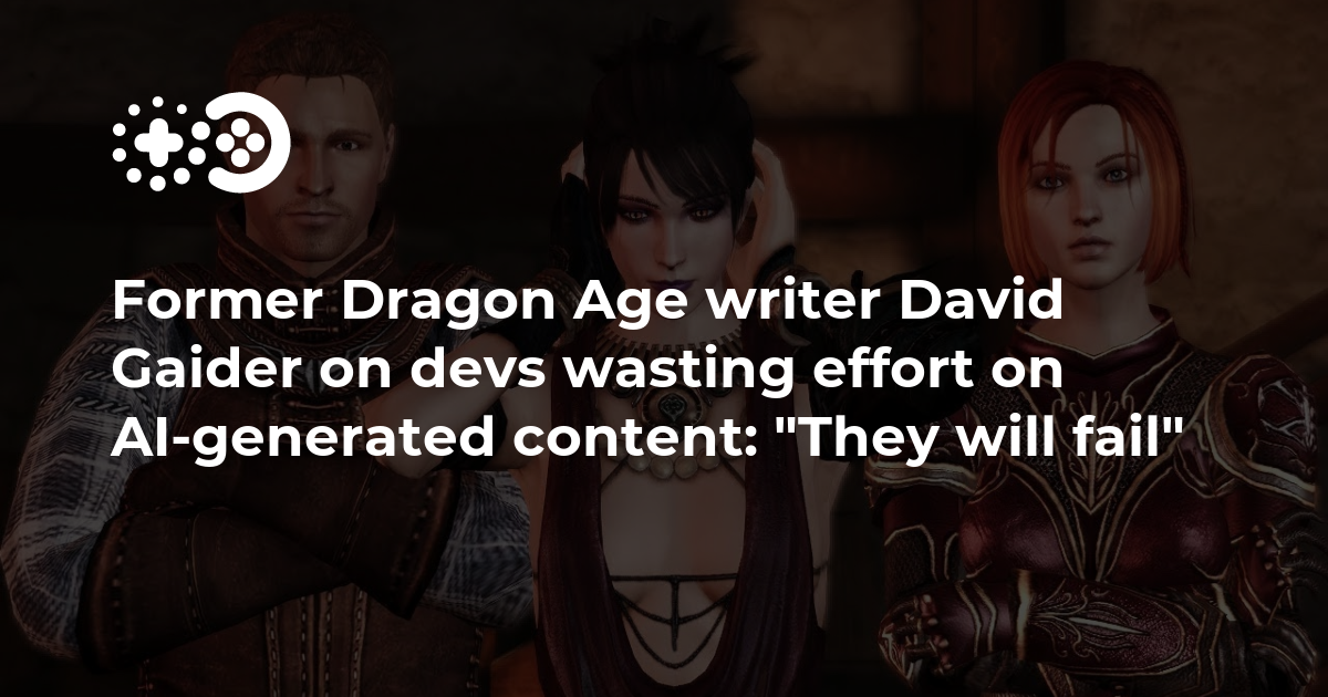 80 LEVEL on X: Former BioWare writer David Gaider has shared that he would  like to see the remaster of Dragon Age: Origins, with brand new PS5-era  bells and whistles. Learn more
