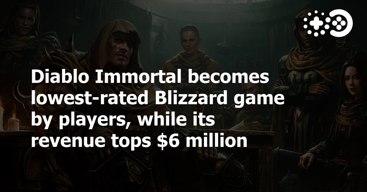 Diablo Immortal now has Blizzard's lowest ever user score on