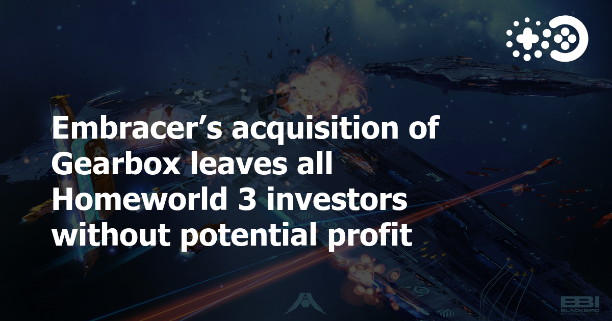 Embracer’s acquisition of Gearbox leaves all Homeworld 3 investors