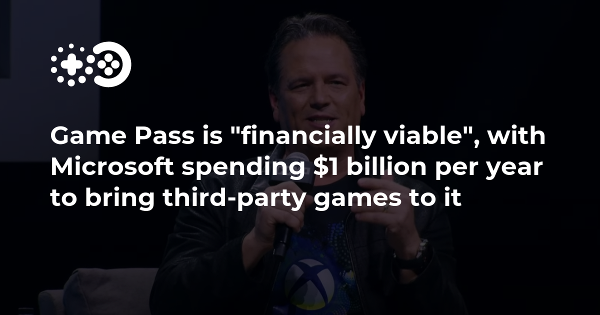 Game Pass is “financially viable”, with Microsoft spending $1