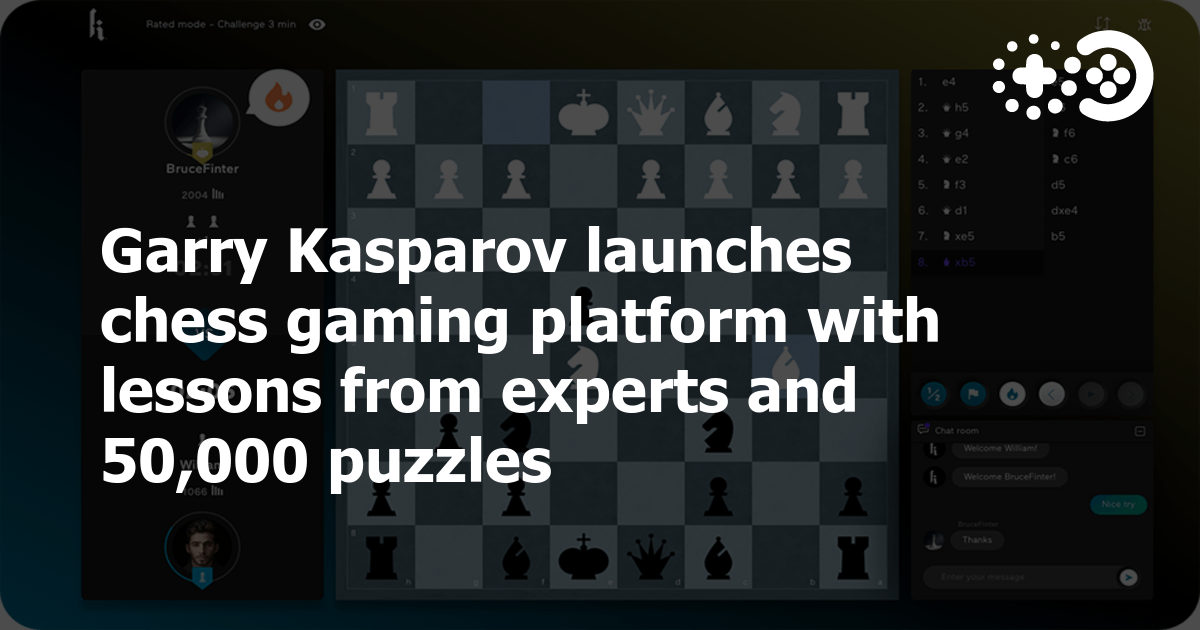 Vivendi and Garry Kasparov team up to launch online platform  kasparovchess.com