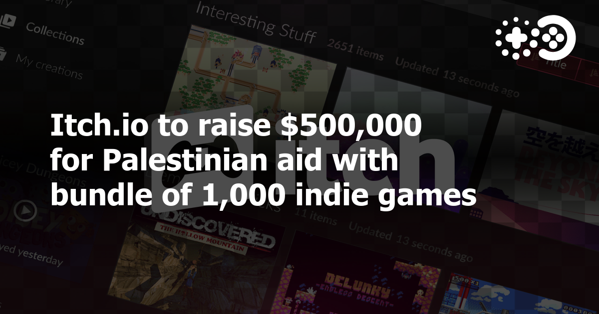 Games for Gaza bundle on Itch.io supports Palestinian medical aid