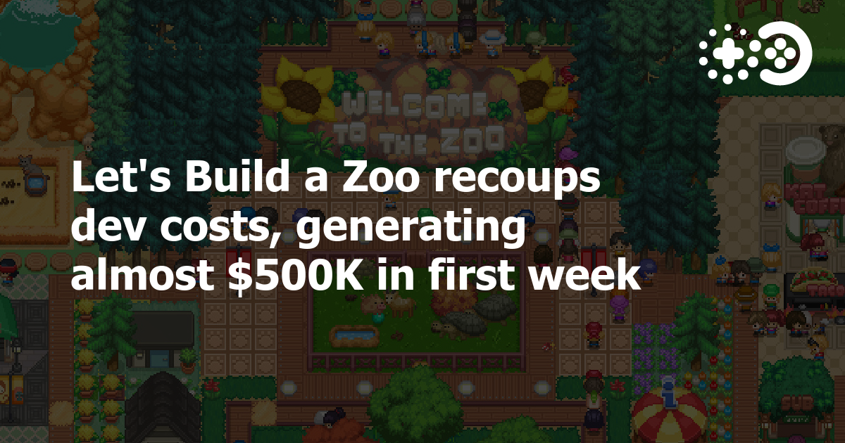 Only 1% of Let's Build a Zoo Sales Came From Epic Games Store