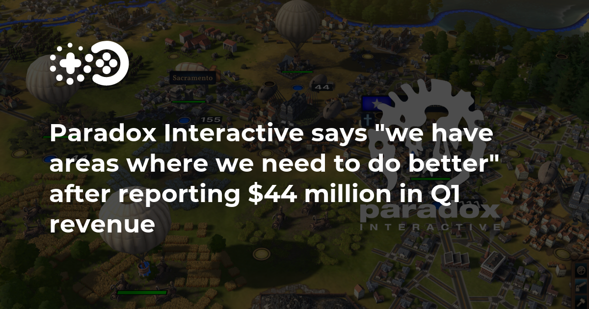 Paradox Interactive has released its report for the first quarter of 2024 ended March 31. The publisher posted stable financial results, also admittin