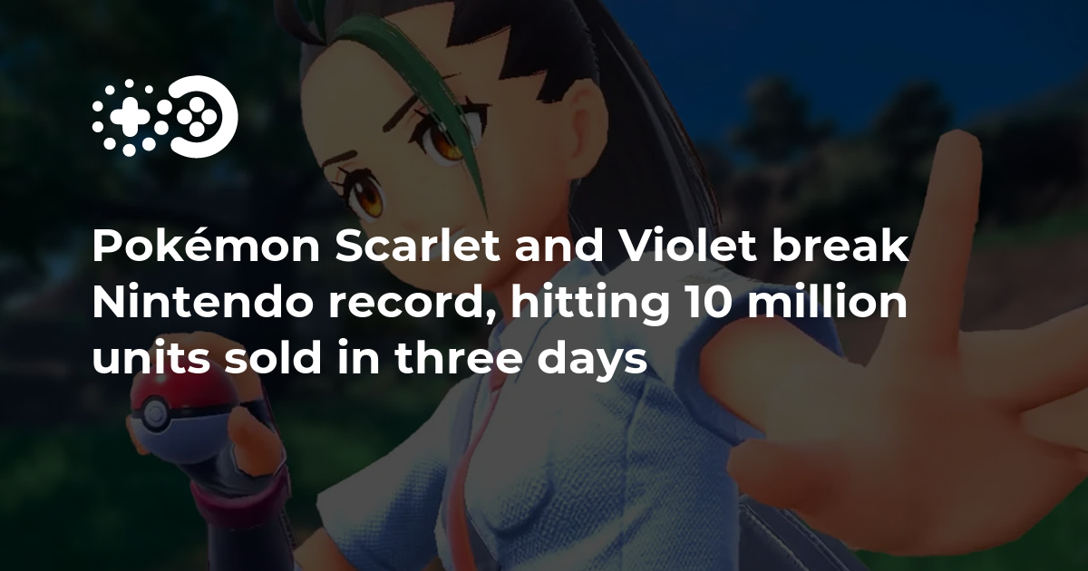 Pokémon Scarlet and Violet is the second biggest Pokémon launch of all time, UK Boxed Charts