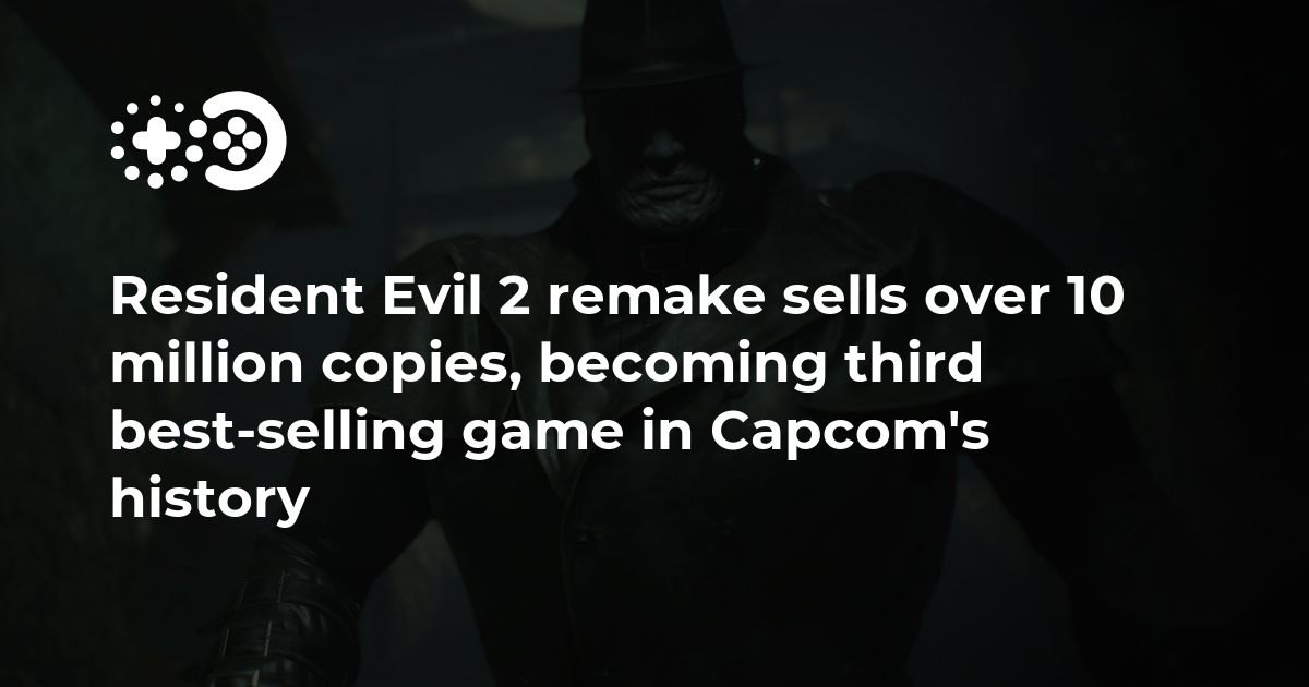 Resident Evil 2 remake sells over 10 million copies, becoming third best- selling game in Capcom's history