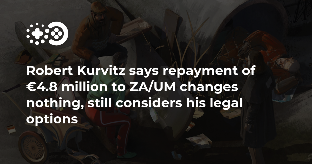 Robert Kurvitz déclare que le remboursement de 4,8 millions d’euros à ZA/UM ne change rien, et qu’il envisage toujours ses options juridiques. Robert Kurvitz déclare que le remboursement de 4,8 millions d’euros à ZA/UM ne change rien, et qu’il envisage toujours ses options juridiques.
