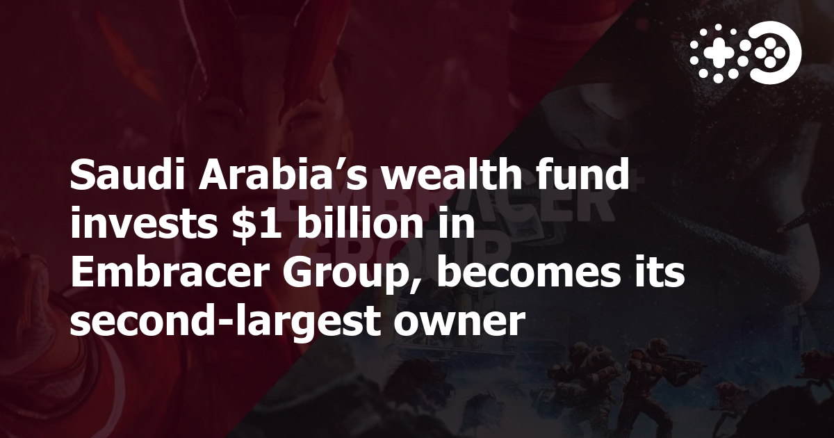 Saudi Arabia’s Wealth Fund Invests $1 Billion In Embracer Group ...