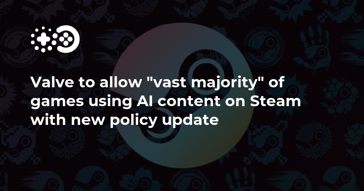 Valve Software reveals new rules for AI-powered game development
