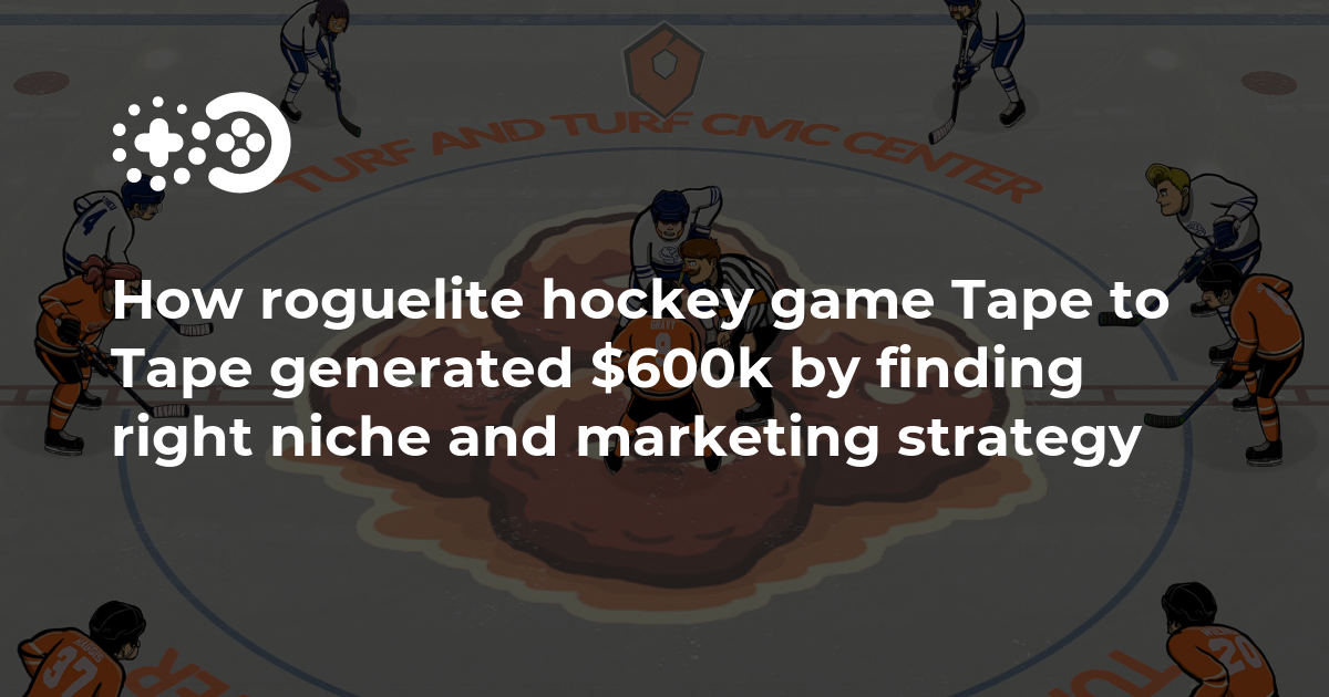 How roguelite hockey game Tape to Tape generated 600k by finding right