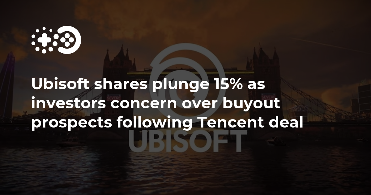 Ubisoft Shares Plunge 15% As Investors Concern Over Buyout Prospects ...