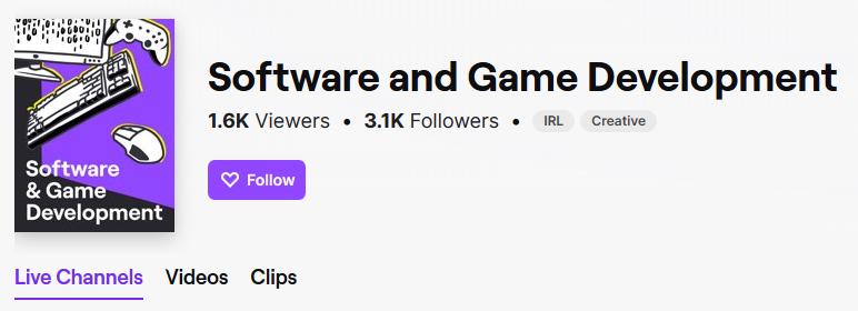 Twitch, Software
