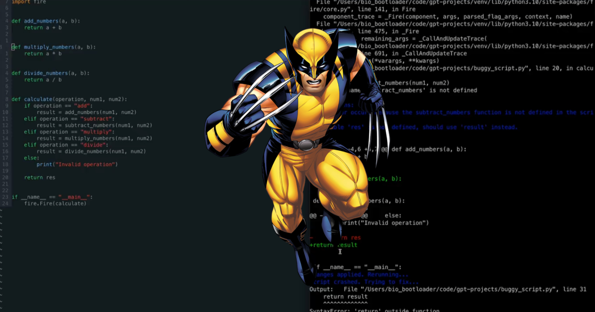 Dev creates Wolverine AI tool to "regenerate" broken code elements
