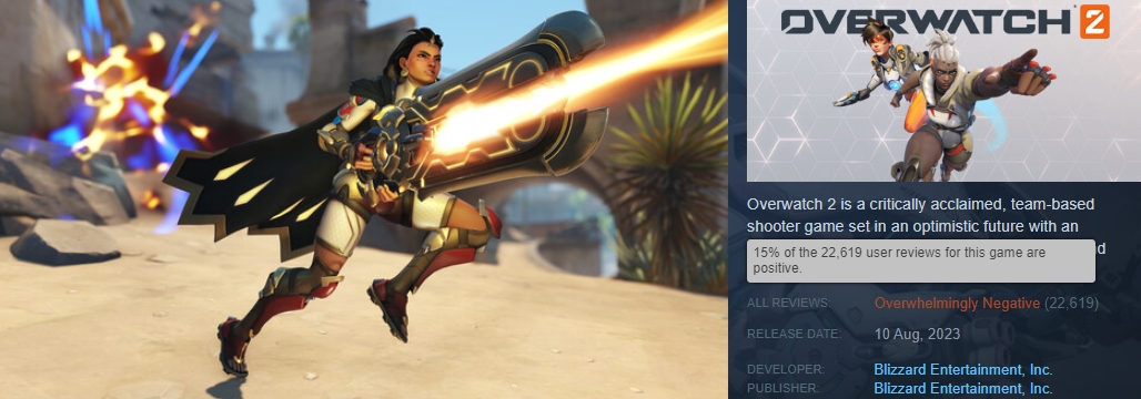 Overwatch 2 Received Unfavorable Reviews After Its Launch on Steam -  COGconnected